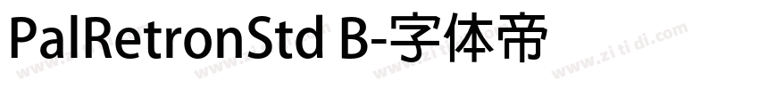 PalRetronStd B字体转换